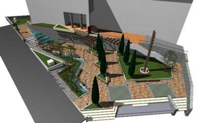 Започна со изградба паркот пред општинската зграда во Вевчани!