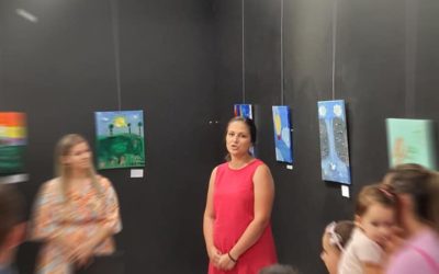 Се отвори изложбата на изложбата на дела од првата Детска ликовна школа “Вевчански видувања” 2022.
